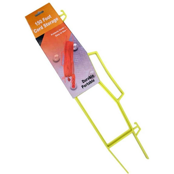 ToolUSA (2 Pack) Plastic Cord Holder 18.5" (47 cm) | For Workshops, Offices, Climbing | Manages Extension Cords, Ethernet Cables, Ropes | Integrated Handle