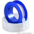 thumbnail image 1 of ToolUSA 2 Piece White Teflon Tape Rolls | 3/4" (1.91 cm) Width | 520" (1,320.8 cm) Length | Essential for Plumbing | Snap-Together Cases, 1 of 2