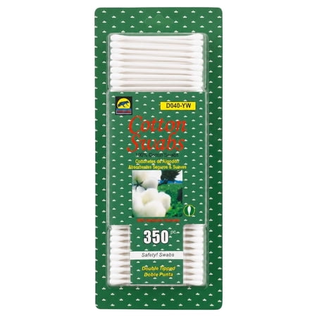 ToolUSA 350-Count Cotton Swabs Jumbo Pack | Extra Soft Tips | Multi-Purpose with Easy-Open Dispenser Box | Essential for Home & Crafts