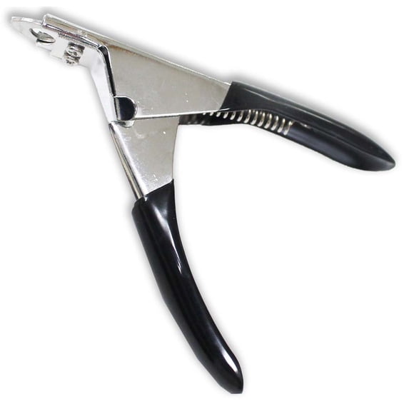 ToolUSA 4.75" (12.1 cm) Spring Loaded Dog Nail Clipper | Durable Steel with Comfort-Grip PVC Handle | Precision Guard for Safe Trimming | Ideal Gift for Pet Enthusiasts