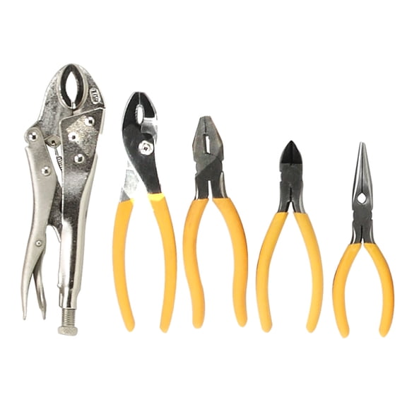 ToolUSA 5 Piece Comprehensive General Plier Set | Precision Engineered for Accuracy & Durability | Ergonomic Design | Essential for Every Toolkit