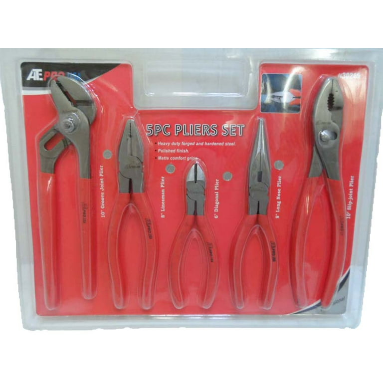 Pliers Set with Comfort Grips, 5 Pc. Pliers Set with Comfort Grips, 5 Pc.