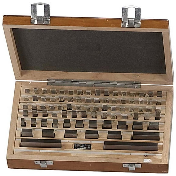 ToolUSA 81-Piece Rectangular Steel Gage Block Set | Grade B Precision | Comprehensive Measurement Range