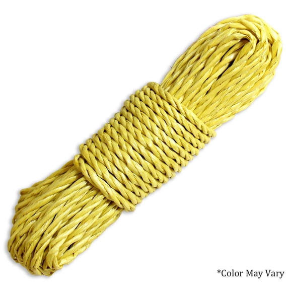 ToolUSA All-Purpose Polypropylene Rope | 50' (15.24 m) X 1/4" (0.6 cm) | Bright Blue | Multipurpose & Durable | Pack of 2 Pcs.