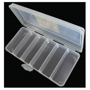 ToolUSA Clear Plastic Storage Box With Removable Dividers TJ-48822