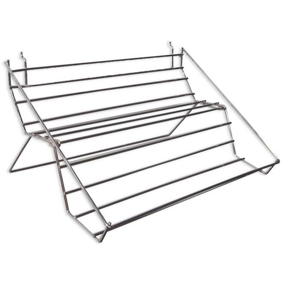 ToolUSA Counter Top Metal Display Rack | 10.5" (26.7 cm) x 22" (55.9 cm) | Dual-Shelf Design | Holds Up to 10 Jars | Quality Steel Construction | Versatile for Assorted Jar Items