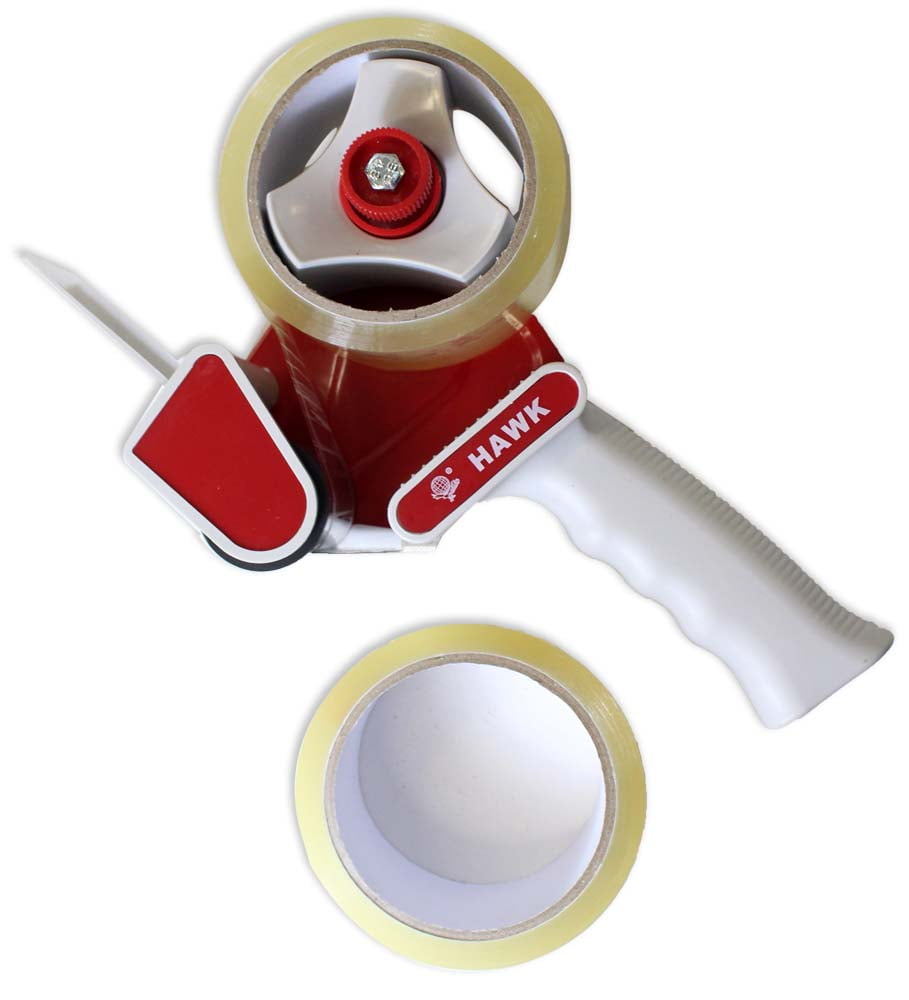 ToolUSA Efficient Packing Tape Dispenser With 2 Tape Rolls Set | 2" (5.1 cm) Tape Compatibility | Includes Premium Two Tape Rolls | Great For Warehouse, Packaging, Shipping Items