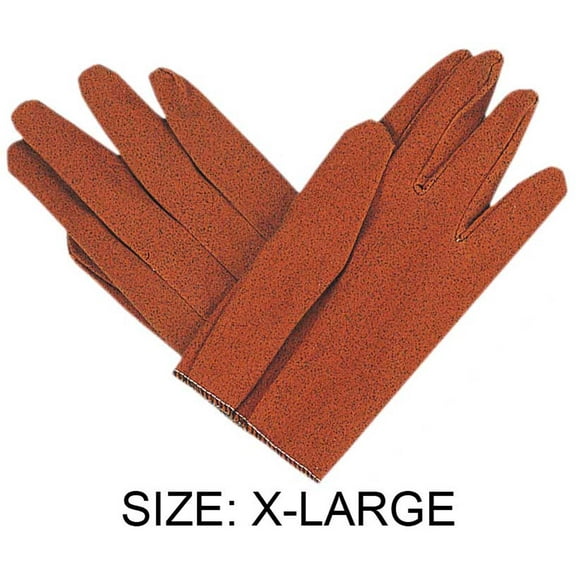 ToolUSA Extra Large Garden Gloves | Russet Color | Vinyl Impregnated | Protection in Wet & Muddy Conditions | Prevents Blisters & Calluses | Easy Clean-Up