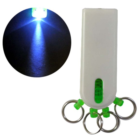 ToolUSA Plastic LED Key Ring | 4 Rings with Quick Release Feature | Essential for Organized Everyday Carry