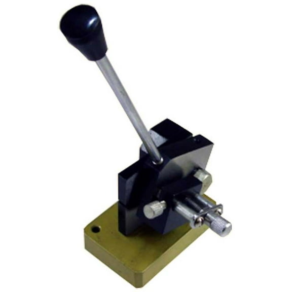 BENCH WIZARD Heavy Duty Steel Wire Cutter | Pre-drilled Base 4" x 2.5" x 0.75" | Lever Action Precision | Up to 1.2mm Silver, 1.4mm Gold | Workshop Essential