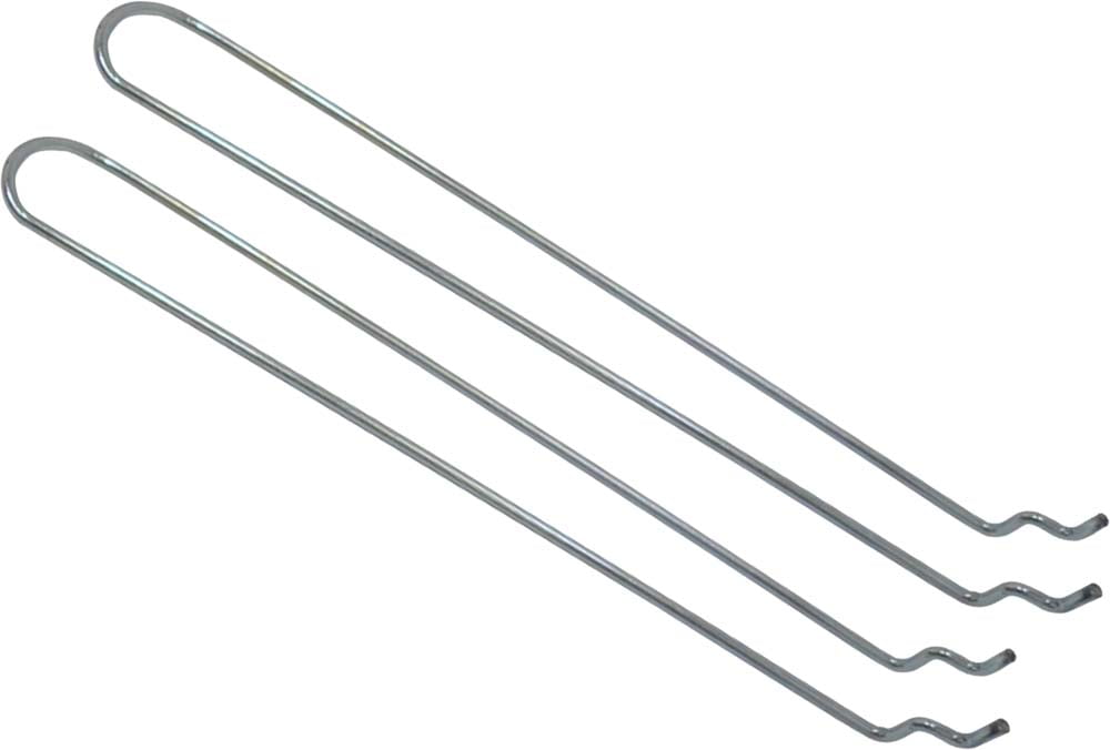 ToolUSA Zinc Plated Double Peg Hooks 10" (25.4 cm) Length 2Piece