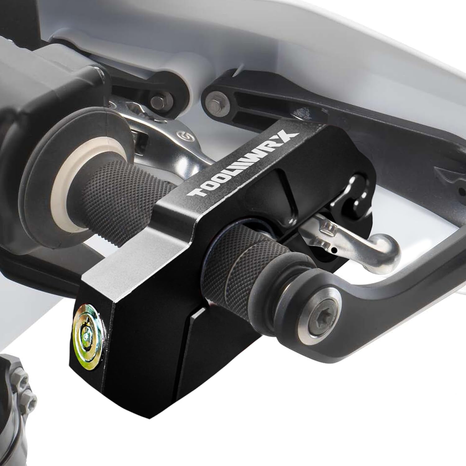 ToolWRX Motorcycle Handlebar Lock Grip Heavy Duty AntiTheft Locking