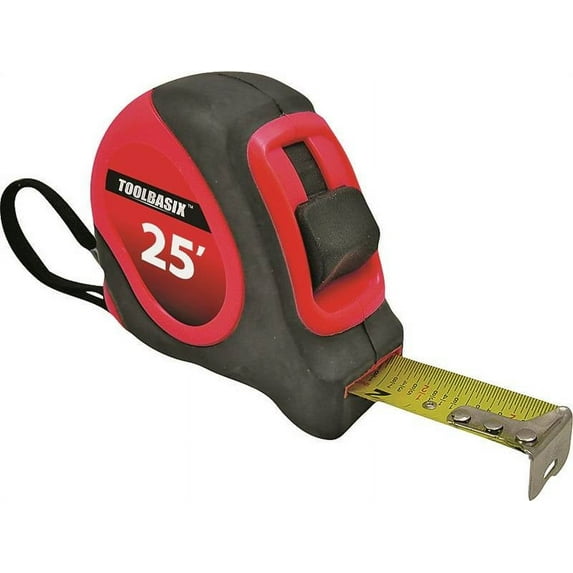 Toolbasix 26-7.5X25-R Sae Neon Orange Tape Rule 25' x 1"