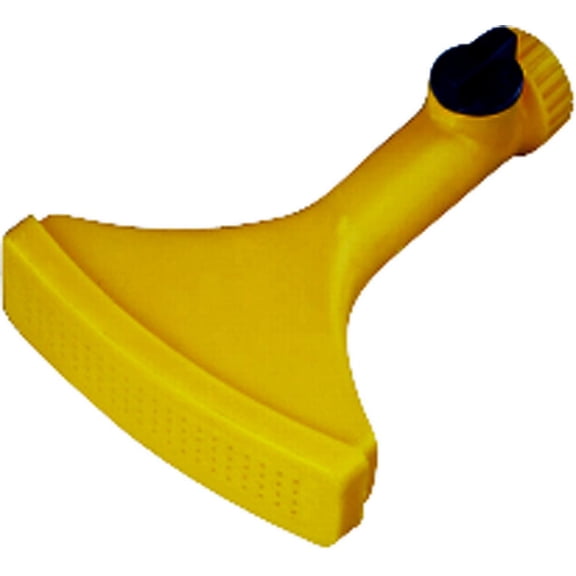 Fan Spray Nozzle With Shut Off, Yellow