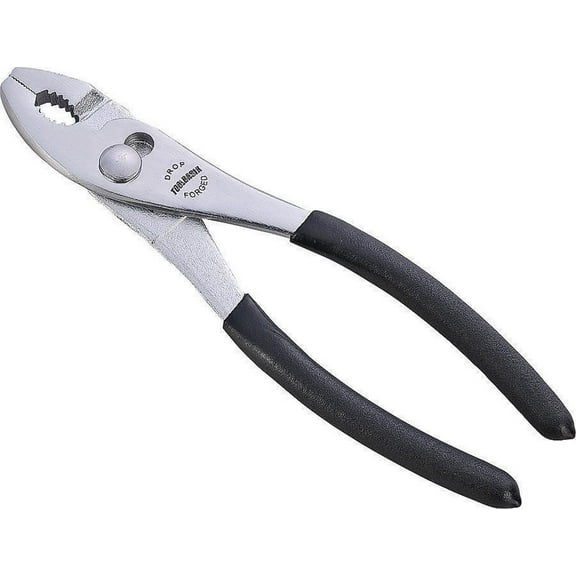 Toolbasix JL-NP004 Slip Joint Plier, 8 in OAL, Drop Forger High Carbon Steel, Comfortable Non-Slip G