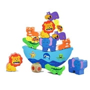 Toolbench Time! Wooden Stacking Building Animal Blocks - Multicolor