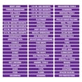 thumbnail image 1 of Toolbox Organizational Magnetic Rounded Labels Ultimate Set by DCM Solutions (Purple, 0.5"H x 4.5"W), 1 of 1