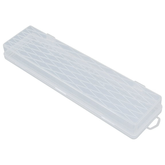 WRITWAA Transparent Plastic Tool and Parts Organizer Box Wall Mountable for Home DIY Workshops