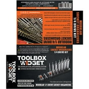Toolbox Widget TBW-SO14 0.25 in. Organizers Modular Drive Socket
