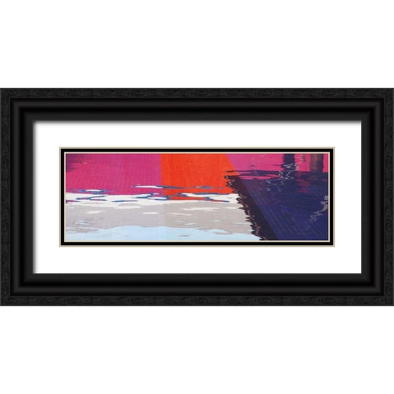 Toole, Michael 32x13 Black Ornate Wood Framed with Double Matting Museum Art Print Titled - Vibrance