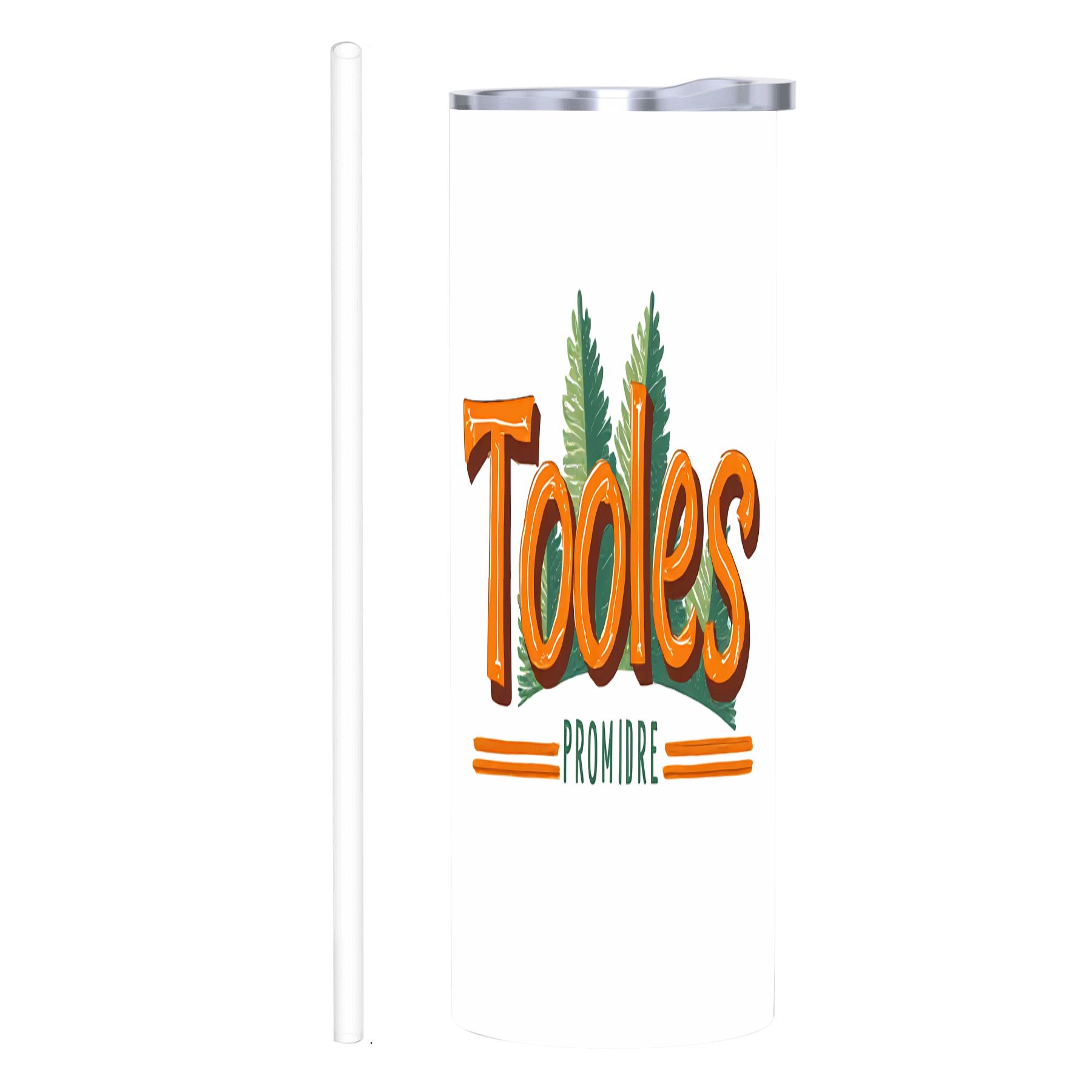 Tooles Tooles 20 oz Stainless Steel Insulated Tumbler - Stylish White Design ...