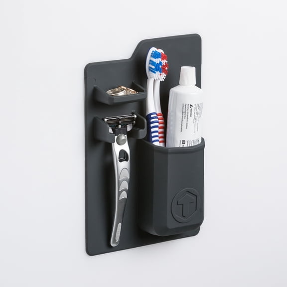 Tooletries Mighty Toothbrush Holder, Charcoal