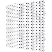 Toolgrid TGB-6X6 Modular Board 16pc Pack - White