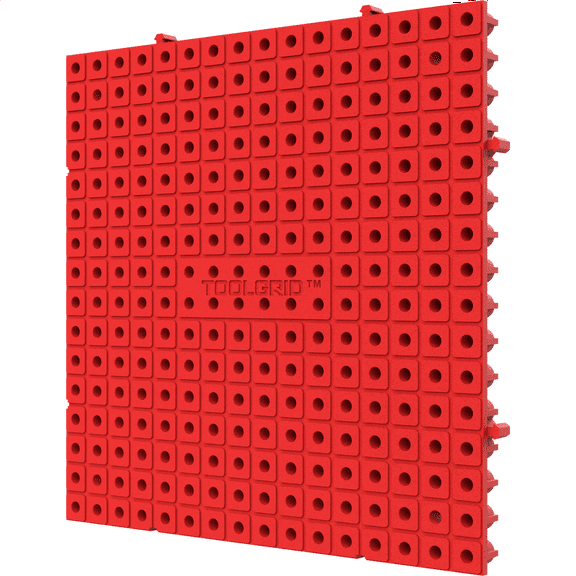 Toolgrid TGB-6X6 Modular Board 16pc Pack - Red
