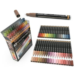 Salarlo 80+2 Colors Alcohol Markers for Artist Art Drawing,Dual Tip Marker  Set Permanent Alcohol Ink Based Markers with Case for Adult Students Kids