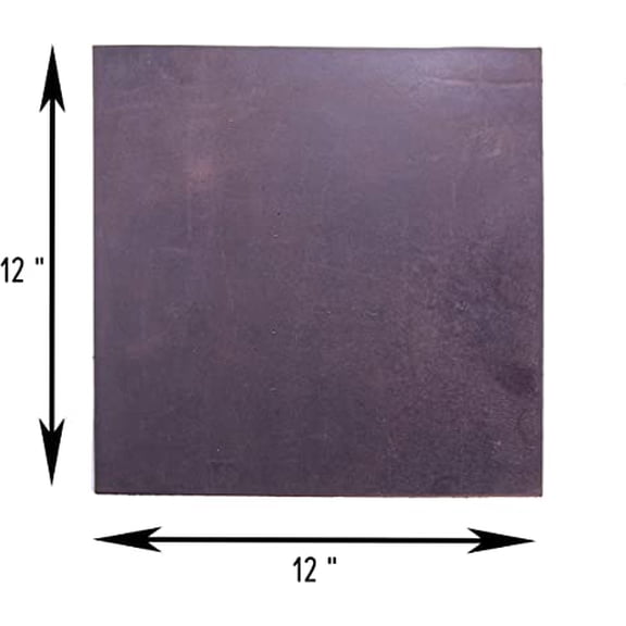 Tooling Leather Rectangles | Crafting Heavy Weight Full Grain Cowhide (2.8-3.00mm) | Crazy Brown