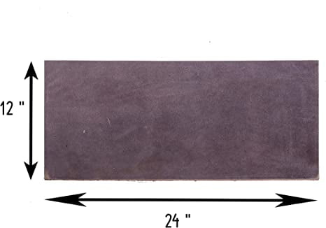 Tooling Leather Rectangles | Crafting Heavy Weight Full Grain Cowhide (2.8-3.00mm) | Crazy Brown