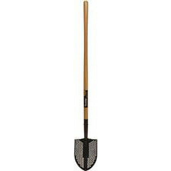 Toolite 48 In. Wood Handle Round Point Dig Sifting Shovel 49490