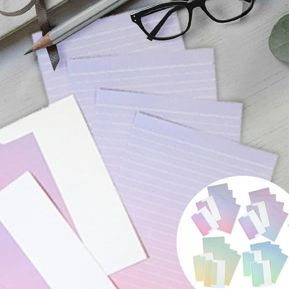 Toolix 6 Packs Stationery Paper Set (4 Double Stationery Writing Papers 2 Matching Envelopes) Four Gradients 4 Design (Morandi Color)