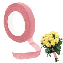 Toolix Adhesive Tape Tape 1/2inch Flower Tape Black Tape For Bouquets Arranging Stem Wrap Craft (Black 30yards)