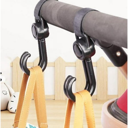 Toolix Hooks Car Baby Stroller Hook Baby Stroller Hanging Bag Anti Fall Storage Object Walking Baby Children's Car Hook