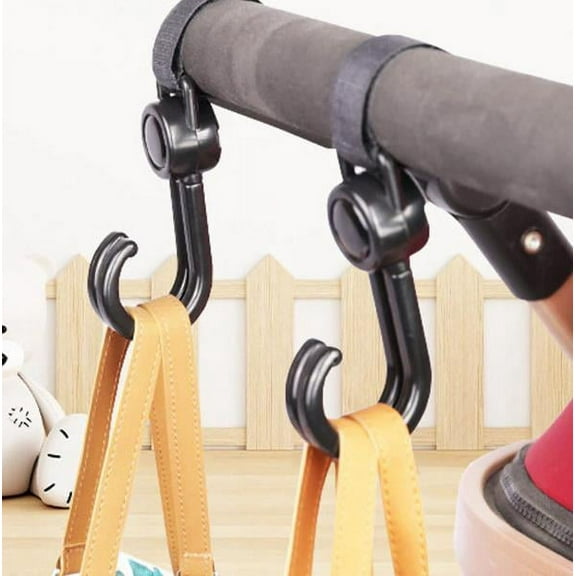 Toolix Hooks Car Baby Stroller Hook Baby Stroller Hanging Bag Anti Fall Storage Object Walking Baby Children's Car Hook