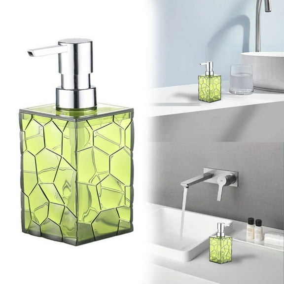 Toolix Other Cleaning Supplies 2 Pack Proof Clear Soap Dispenser Acrylic Plastic Hand Soap Lotion Dispenser Set For Bathroom Decor Kitchen College Dorm