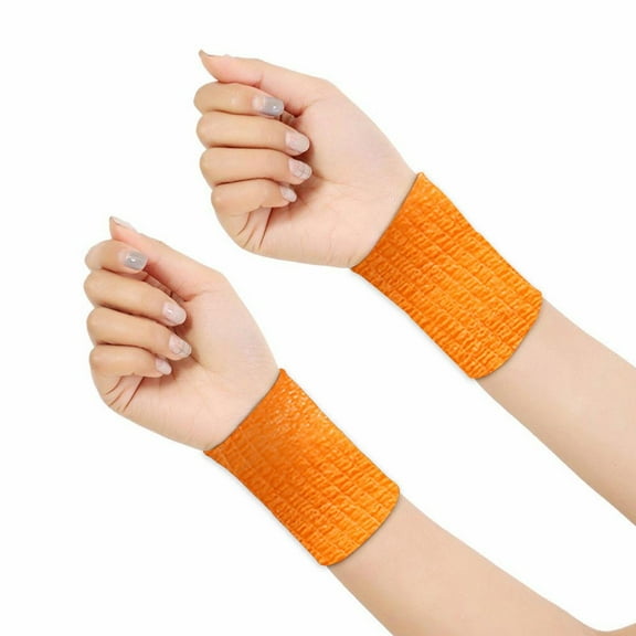 Toolix Clearance! 9 Pack 1"Self Adhesive Wrap Self Stick Wrap For Ankle Wrist Finger Wrap Power For Compression,C