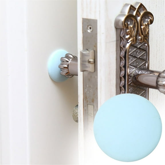 Toolix Clearance Rubber Door Stopper under $6 Rubber Home Door Doorknob Back Wall Protector Savior Shockproof Crash Pad