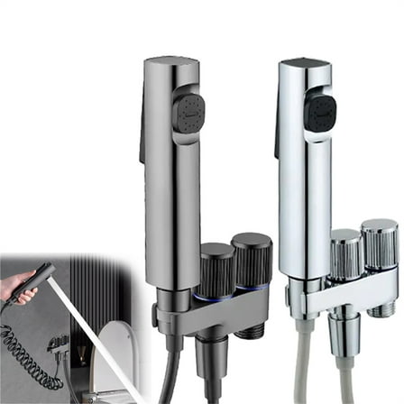 Toolix Faucets Handheld Bidet Sprayer Set Portable Bidet Sprayer Replacement Cloth Sprayer Shower Head For Pet Bathroom Or Toilet