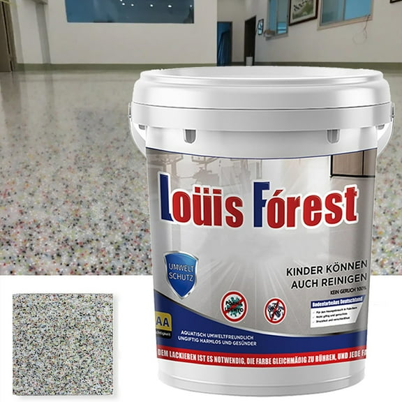 Toolix Furniture Protection Marble Paint Epoxy Colored Sand Self-Leveling Floor Paint 0.5Kg/Barrel G