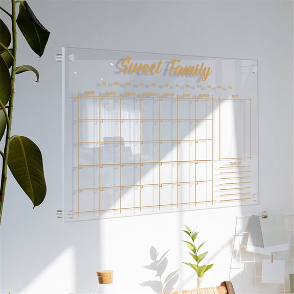 Toolix Lowprice! Wall Acrylic Weekly Planner Board Clear Dry Erases Calendar Planner Reusable Weekly Daily To Do List Board