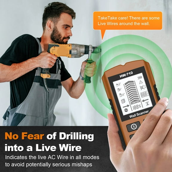 Toolix Measuring Tools Wall Detector Yellow