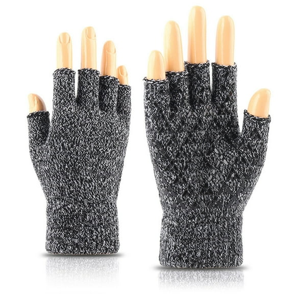 Toolix Men's Women's Winter Gloves Elastic Cuffs Warm Soft Knit Linings Knit Cotton Made Of Leaky Fingertips