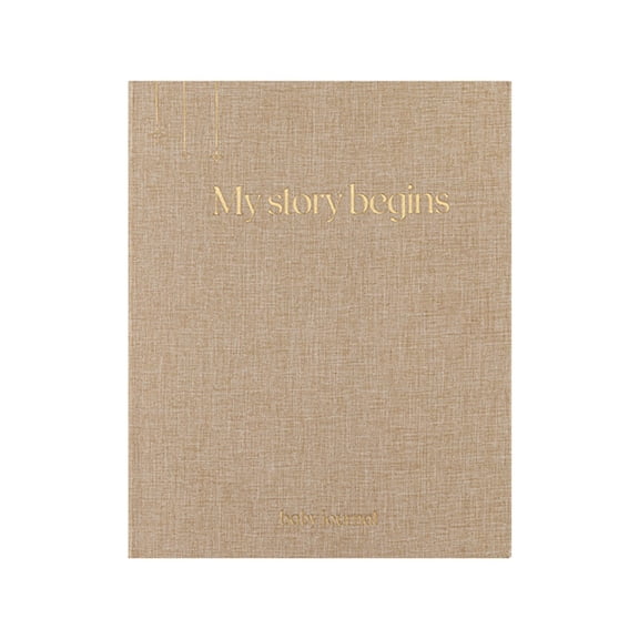 Solivara Notebook New Edition Baby Growth Record Book B5 Cloth Hardcover Thick Pages Perfect For Baby's Journal