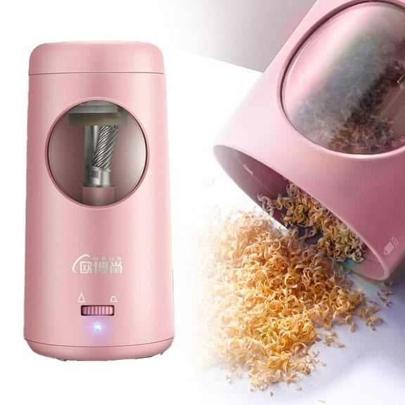 Toolix Office&Craft&Stationery Automatic Pencil Sharpener Pink