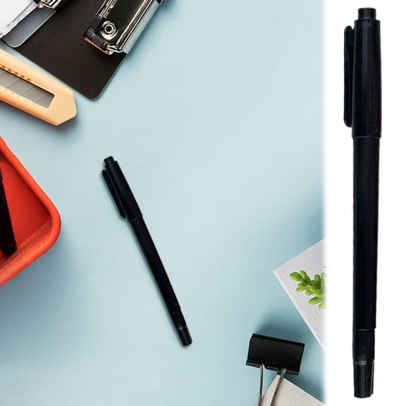 Toolix Office&Craft&Stationery Double-Ended Marker Black