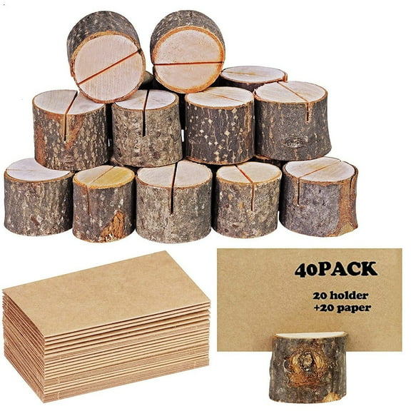 Toolix Office&Craft&Stationery Tree Stump Business Card Holder