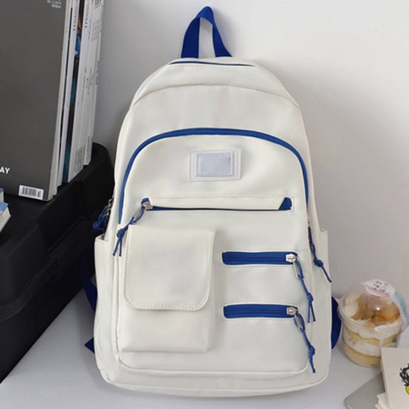 Toolix Office&Craft&Stationery Trend Nylon Backpack Fashion Simple Large Capacity Computer Portable Travel Backpack School Bag
