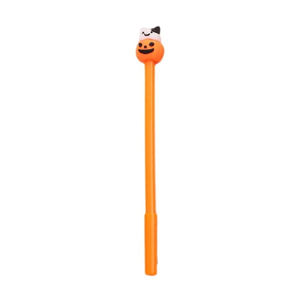 Toolix Pen Cartoon Neutral Pen Halloween Gift Student Prize Writing Tool Water-Based Pen Cute Shape Signature Pen Cat Head Pumpkin
